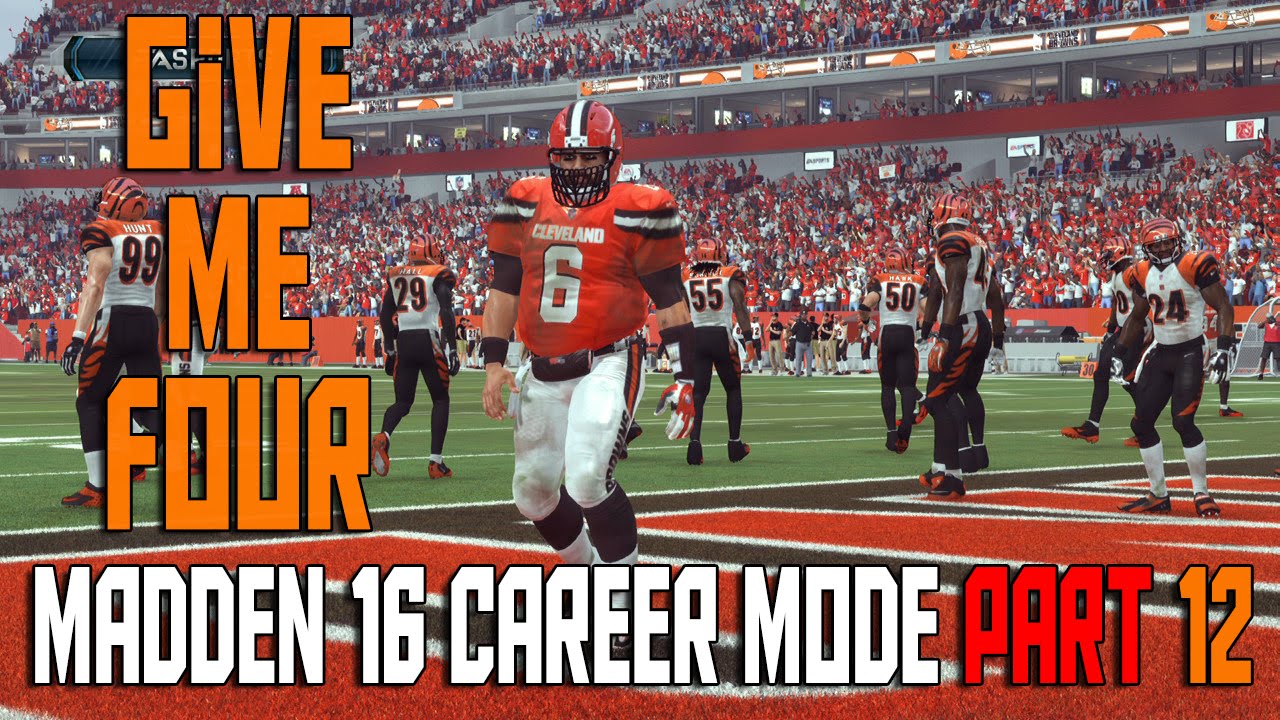 Madden 16 Career Mode | GIVE ME FOUR. | Madden 16 Career Mode QB/Running Back
