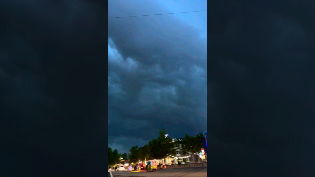 Rainy weather in Multan 