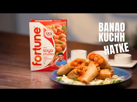 Soya Spring Rolls | #BanaoKuchhHatke using Fortune Soya Badi