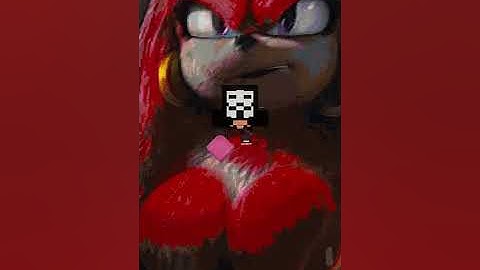 Knuckles Pixel art NOOB VS PRO VS HACKER #minecraft #shorts