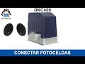 Conexión de fotoceldas en operador DKC400