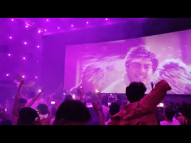 Dheena Movie FDFS Celebrations at Rohini Theatre | Thala Ajith Kumar Birthday Special class=