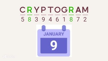 Cryptogram Daily Challenge january 9 2025 - 