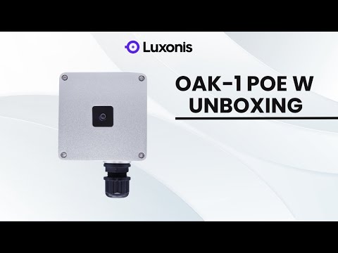 Video-Vorschaubild: Auspack-Video der OAK-1 W PoE von der Herstellerseite.