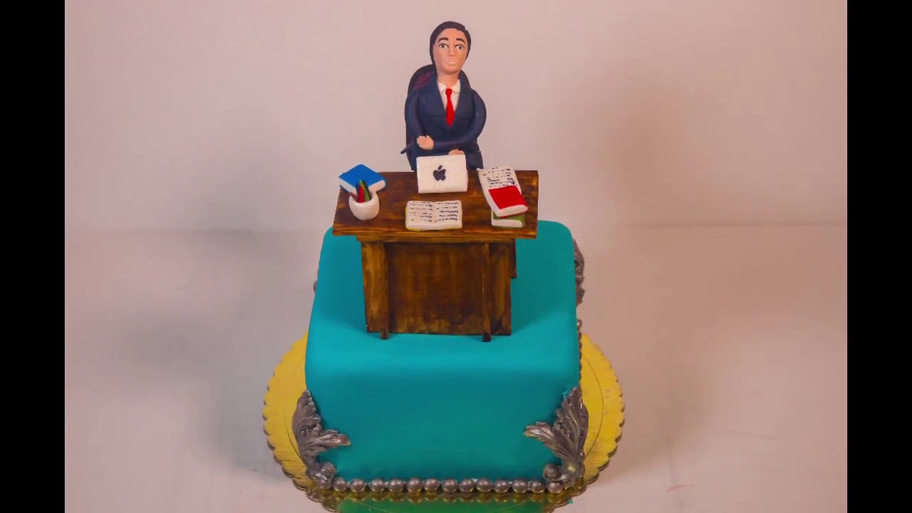 How to make gumpaste and fondant office figurines YouTube