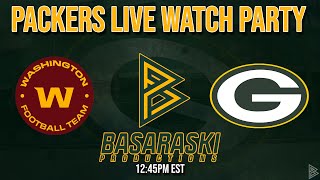 Green Bay Packers vs Washington Football Team LIVE Watch Party | Week 7