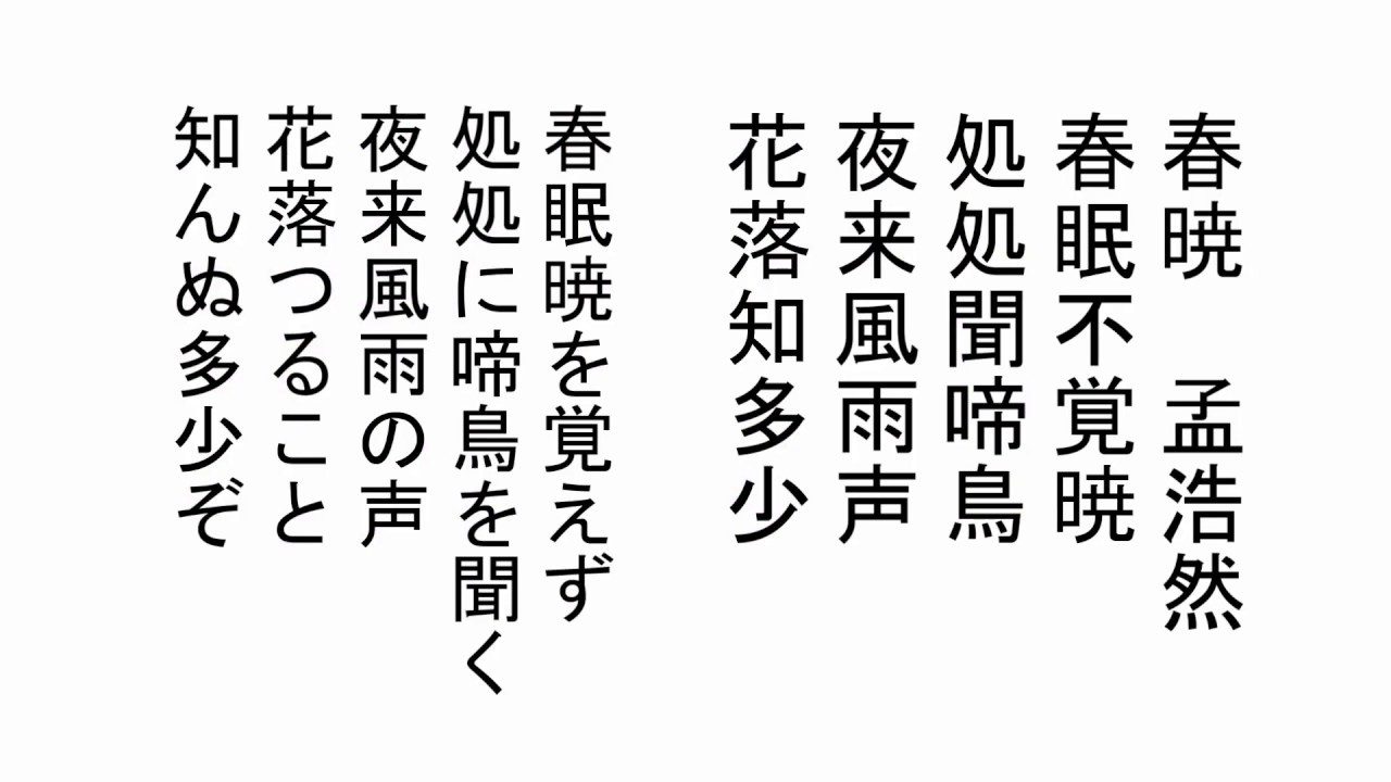 現代 春 訳 望 語