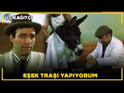 ÜÇ KAĞITÇI | Eşek Traşı Yapıyorum