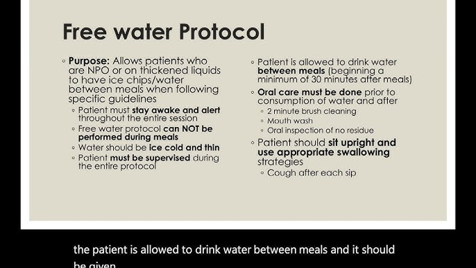 Frazier Free Water Protocol - YouTube frazier-free-water-protocol-youtube
