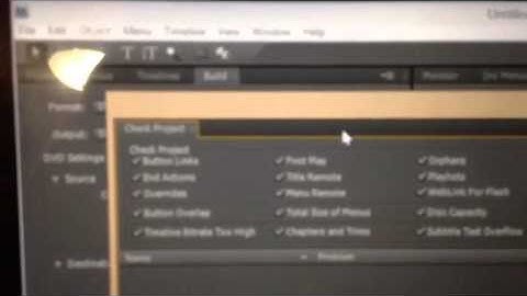 How to make easy dvd in encore cs4