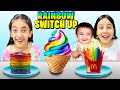 RAINBOW COLOUR FOOD CHALLENGE RAINBOW FOOD SWITCH UP CHALLENGE SIS VS BRO SAMAYRA NARULA RAINBOW COLOUR FOOD CHALLENGE RAINBOW FOOD SWITCH UP CHALLENGE SIS VS BRO SAMAYRA NARULA