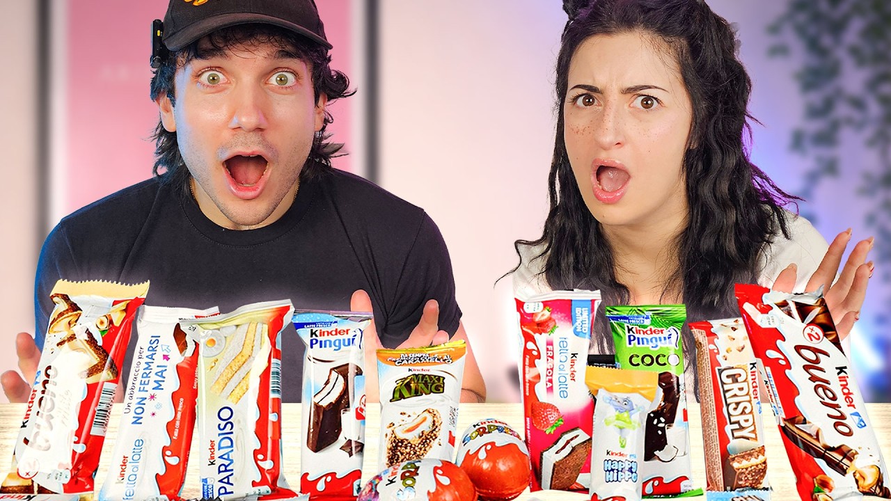 HO PROVATO TUTTI I CIOCCOLATI KINDER 🍫😋