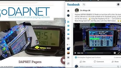 DAPNET - HAM RADIO -POCASG - PISTAR ETC