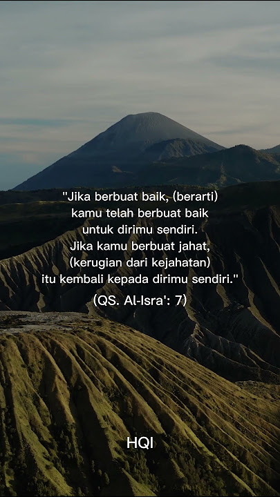 Berbuat Baik dan Berbuat Jahat.