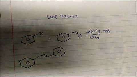 Heck Reaction and Predicting The Products (Terminal Addition)