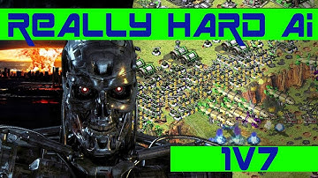 Red Alert 2 - Crazy hard AI - 1v7 BRUTAL AI