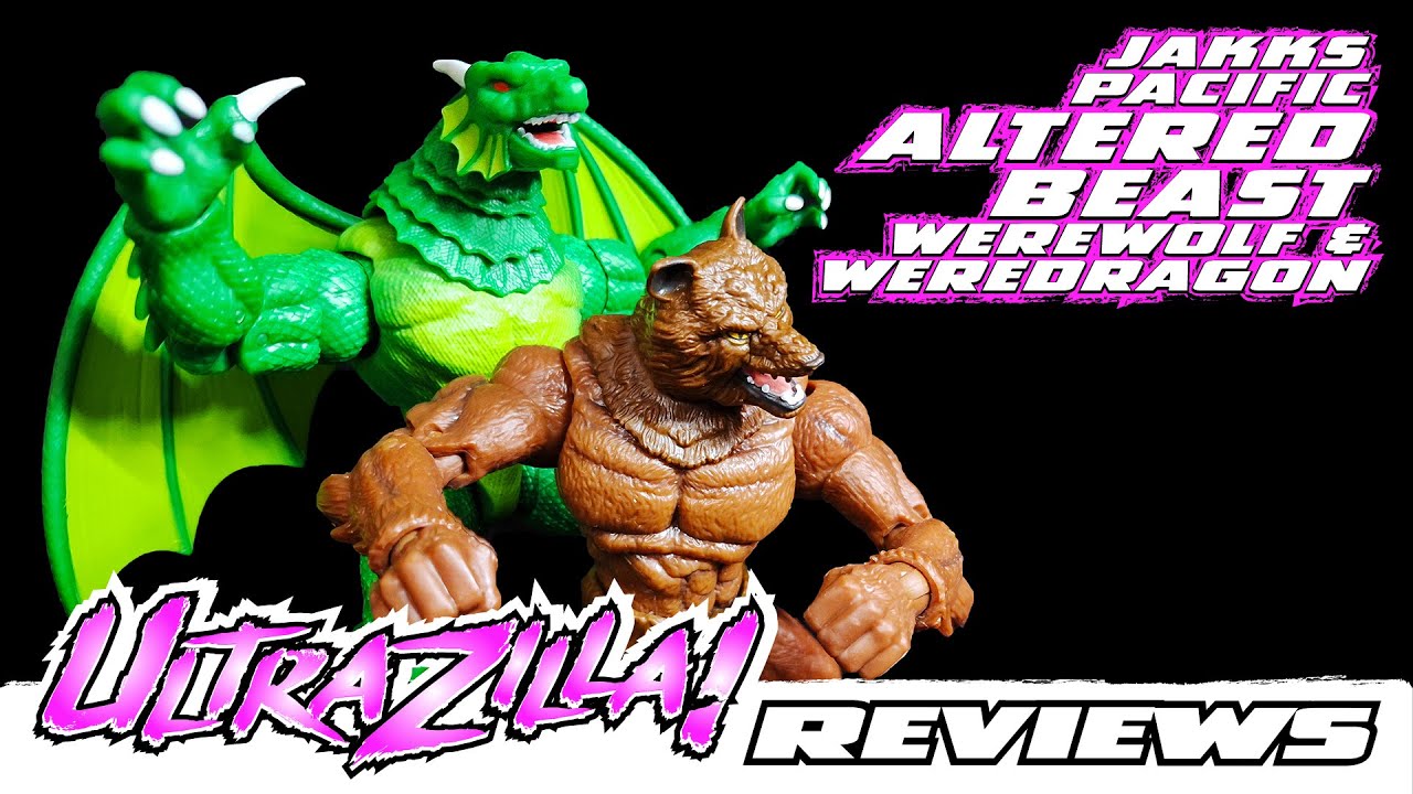 JAKKS PACIFIC ALTERED BEAST WEREWOLF & WEREDRAGON | Review 2486