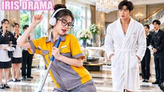 Cleaning Girl Dances While Working—Unaware CEO Is Watching and Falling for Her! screenshot 2
