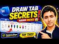 MS Word draw tab in Hindi | Step by step guide full Tutorial | Draw tab in MS Word | Lecture no 12