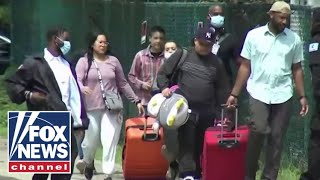 MIGRANT CONDO: Migrants take over abandoned NYC schcool