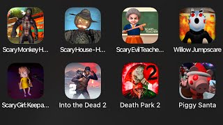 Scary Monkey Horror Scream 3D,Scary House,Scary Evil Teacher,Willow Jumpscare,Death Park 2 screenshot 5