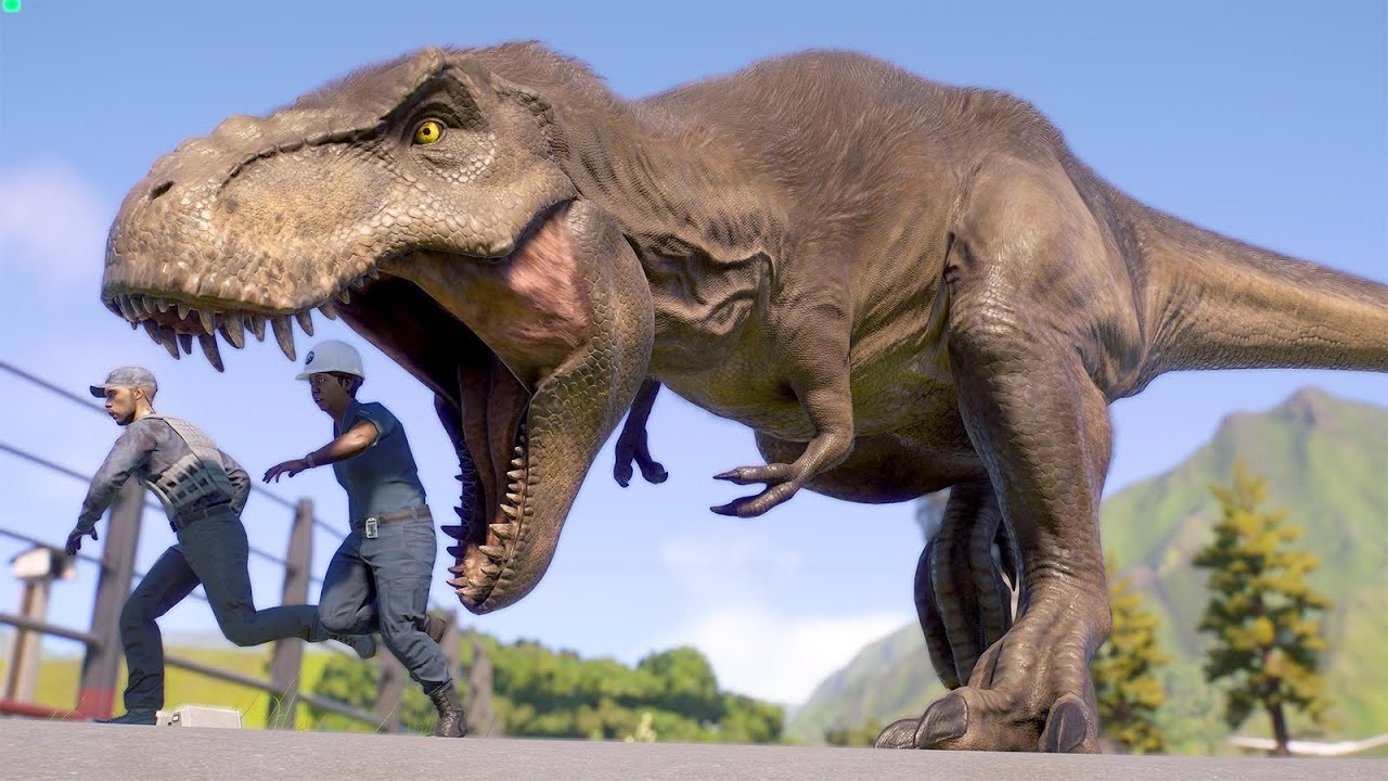 T-REX HUNTING DINOSAURS! 🦖 Brutal Battles & Epic Fights | Jurassic World Evolution 3