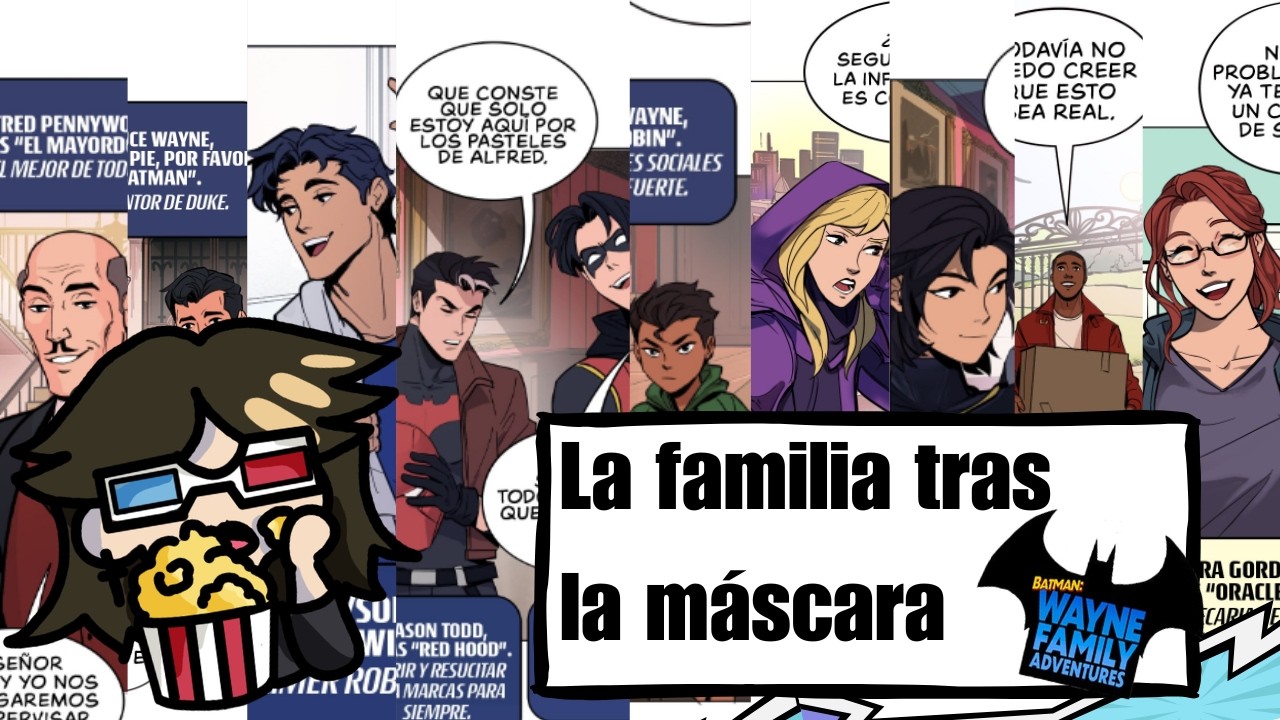 La familia tras la máscara-REVIEW del WEBTOON Batman: Aventuras de la familia Wayne