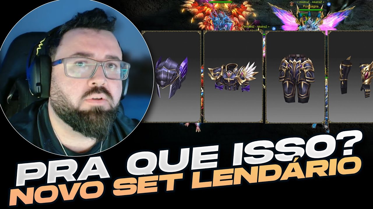 🔝🔥 Novo set LENDÁRIO IMPERIAL no Mu Online e novo mapa TEMPLO DE ÁQUILAS! Agora lascooooooooou