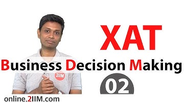 XAT Preparation - Business Decision Making 02