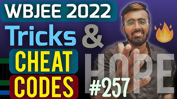 WBJEE 2022: Physics Tricks for Jadavpur University🔥🔥🔥| Tricks & Cheat Codes #257 #jadavpuruniversity