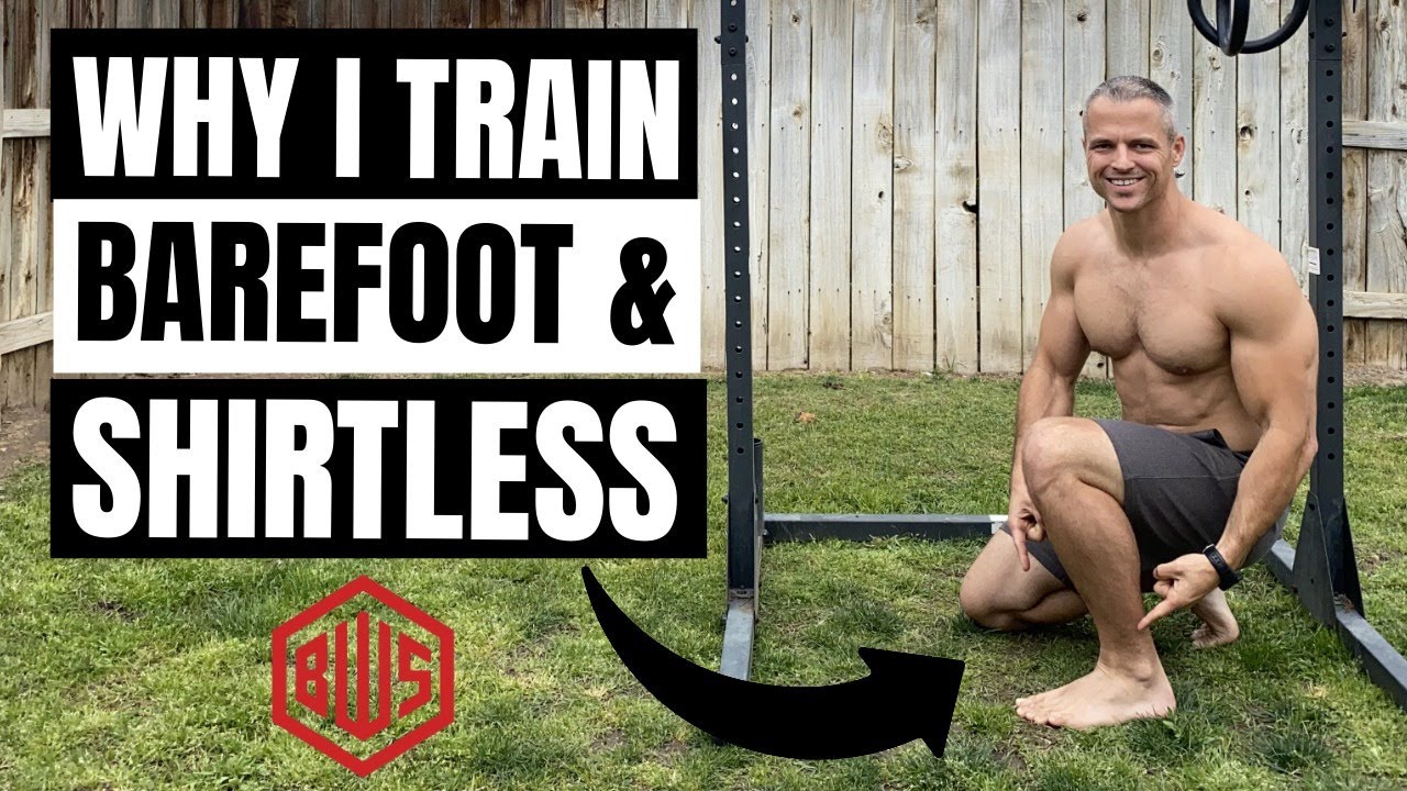 working out barefoot