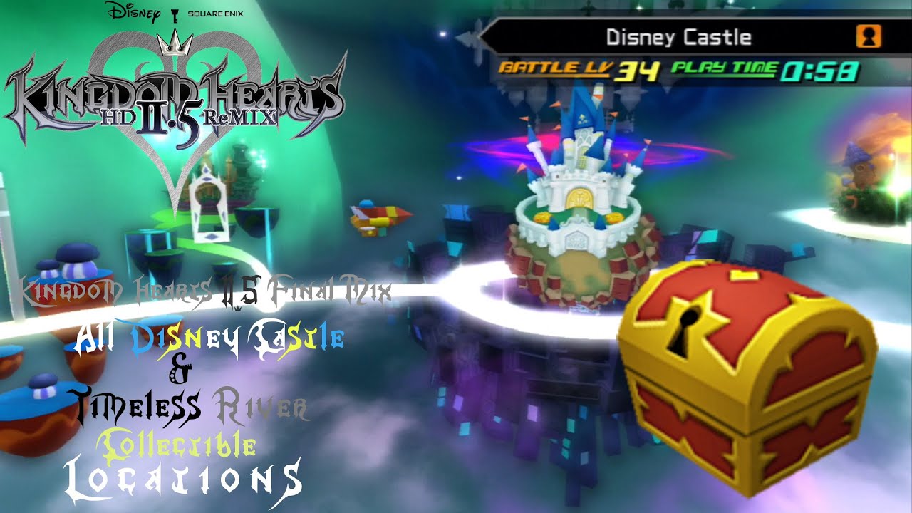 Kingdom Hearts 2.5 Final Mix All Disney Castle & Timeless River