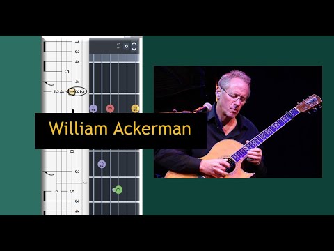 Guitar TAB (William Ackerman) Visiting | Tutorial / Sheet