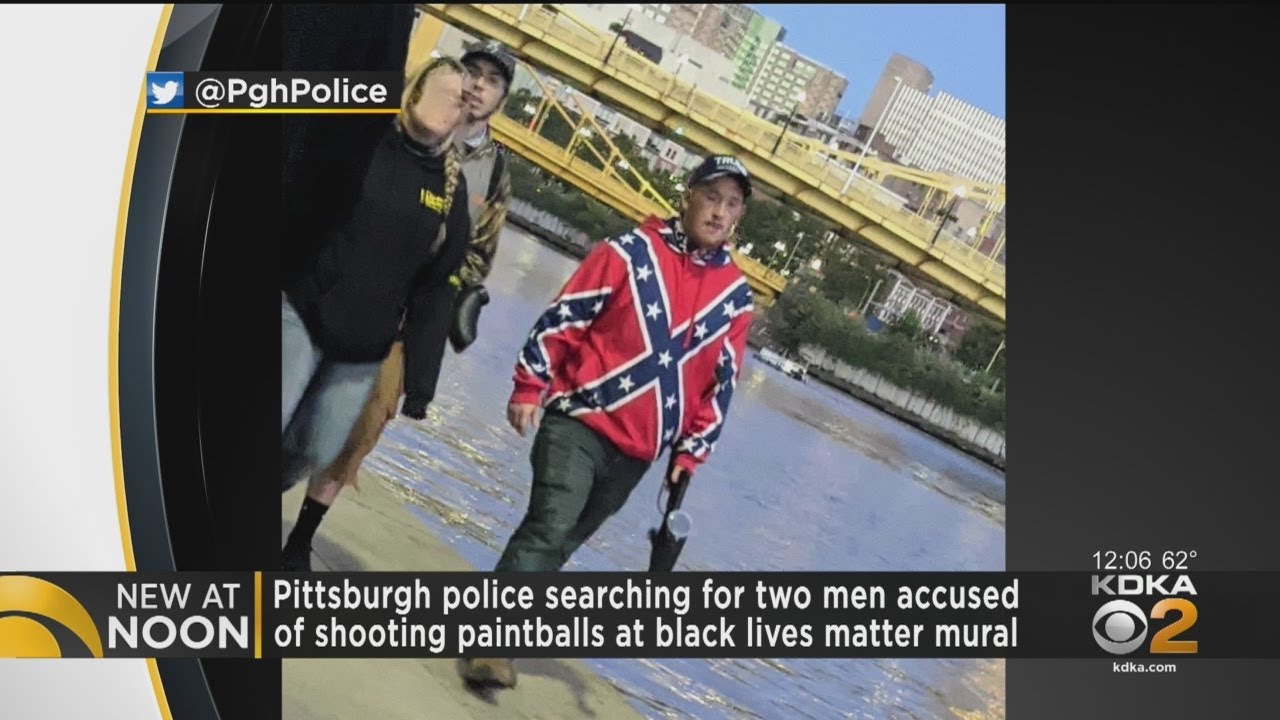 Police Searching For 2 Suspects Accused Of Vandalizing BLM Mural