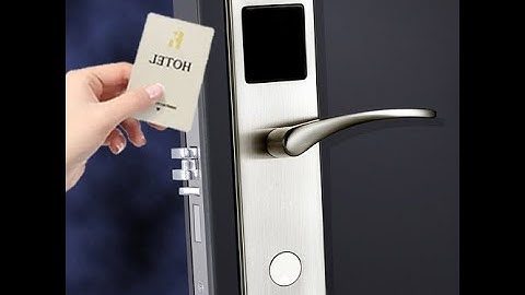 RFID HOTEL LOCK SYSTEM OPERATION GUIDE