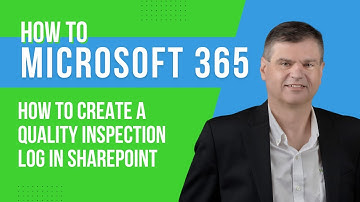 How To Create a QMS Inspection Log with SharePoint