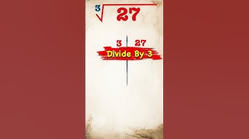 Cube root of 27 / 27 ka ghanmul /  #maths  #shorts #cuberoot #mathsshorts