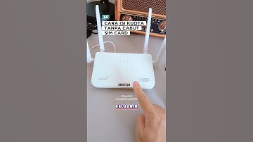 Cara isi kuota di modem wifi 4G Smartcom SM303 tanpa cabut simcard 👍