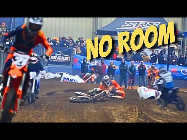 Indoor Motocross — Absolute Chaos From Start to Finish - YouTube