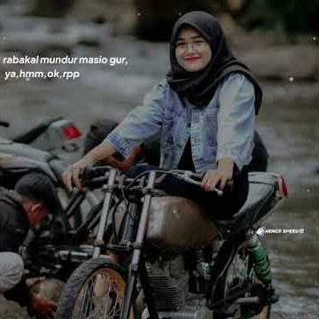 story wa literasi drag bike cewek cantik