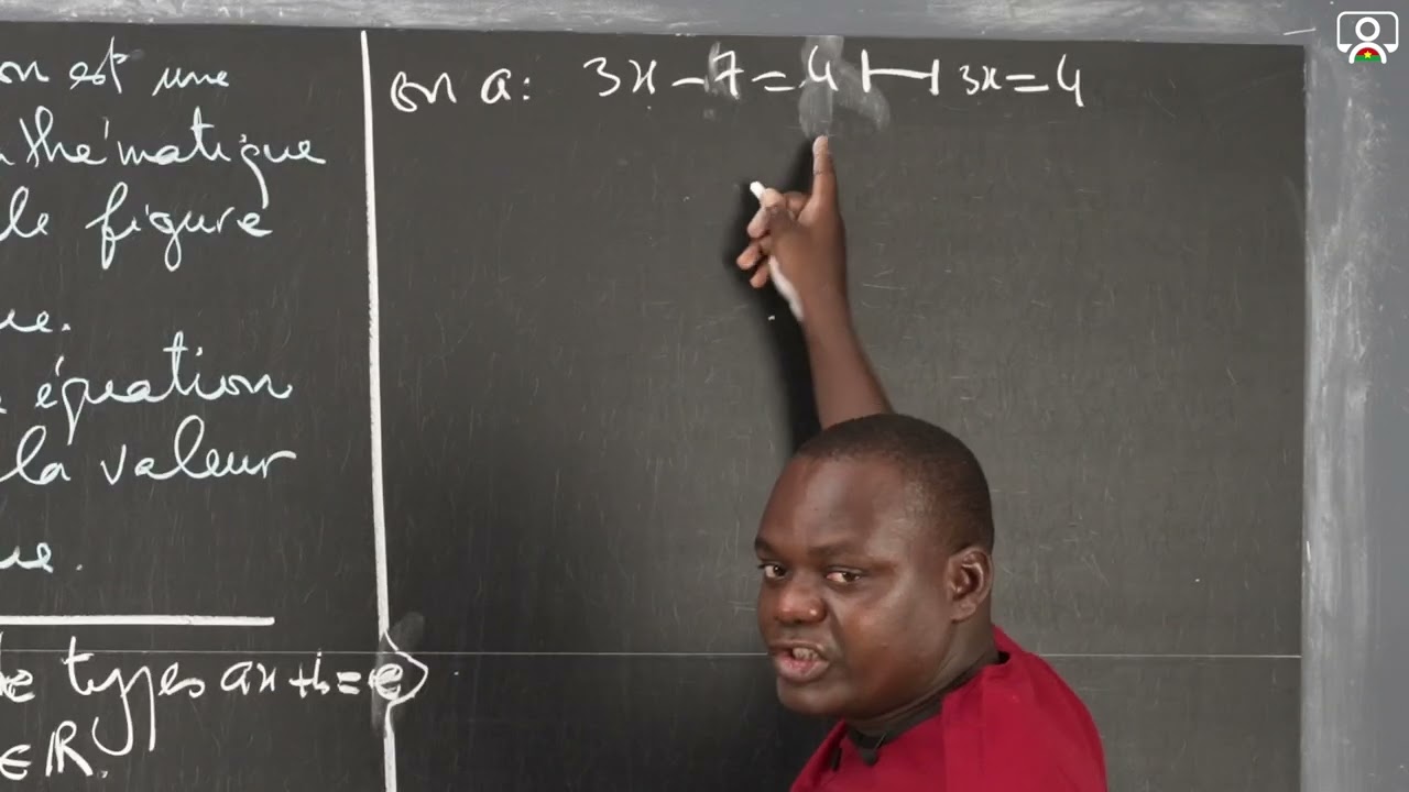 Cours - 3e - Maths - Numérique : Equation et inéquation 1/6