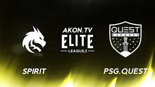 Дота2 [Ru] Psg Quest Vs Team Spirit [Bo2] Elite League 2024, Group Stage 2, Group A