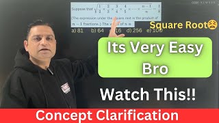 Amazing Trick for Simplification of Square Root Problems Competitive exams nandkishoreclasses s
