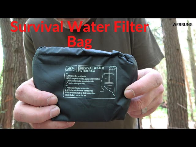 Outdoor Wasserfilter filtern länger! Survival Water Filter Bag
