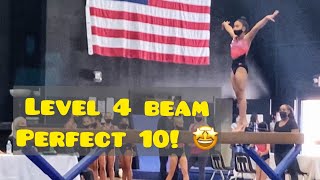 Level 4 Beam Routine 10.0!!! 2021 Begonia by the Beach Meet