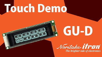 Noritake VFD: Capacitive Touch Module -  GU128X32D-D903S