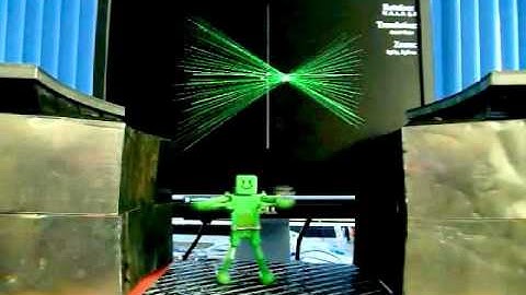 Positron Emission Particle Tracking (PEPT) demonstration