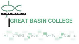 MyGBC Self-Service Center: How to Drop Classes
