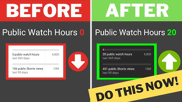PROBLEM SOLVED | Public Watch Hours showing 0 on Youtube Monetization page | Watch Time Not Updated.