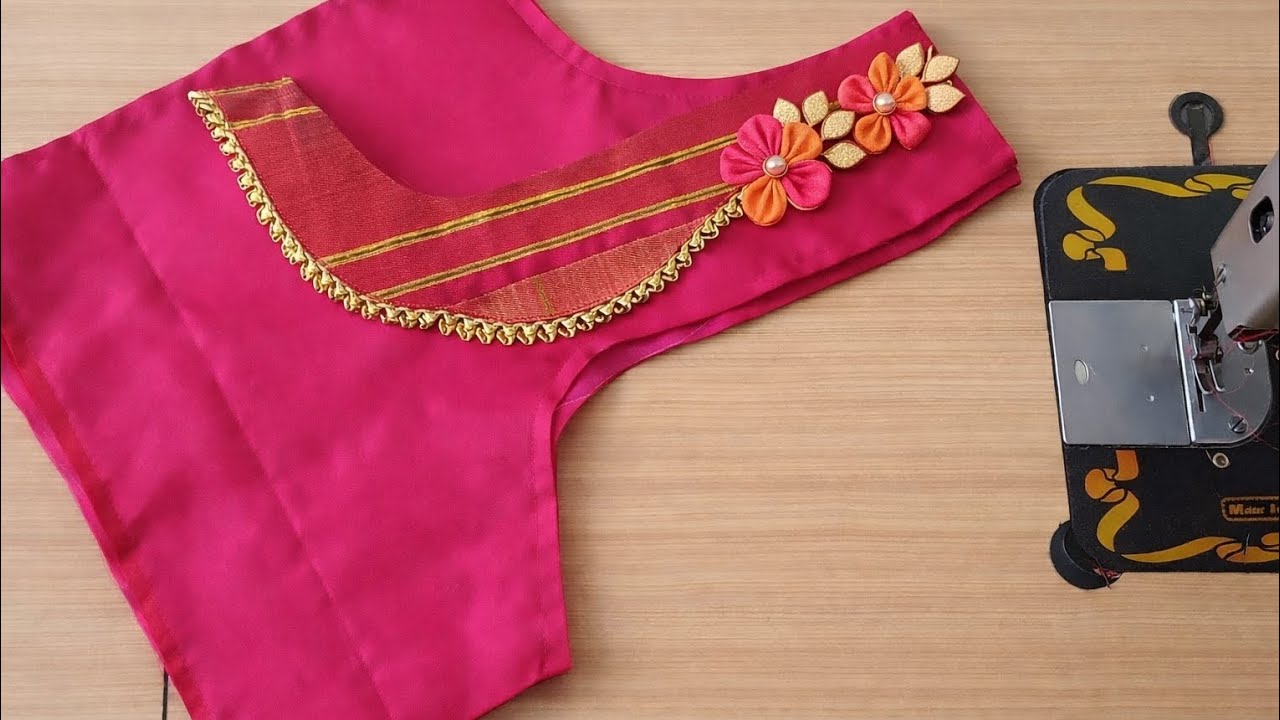 💞 New beutiful blouse back neck design 😍 | Blouse back neck cutting and stitching 😻 |